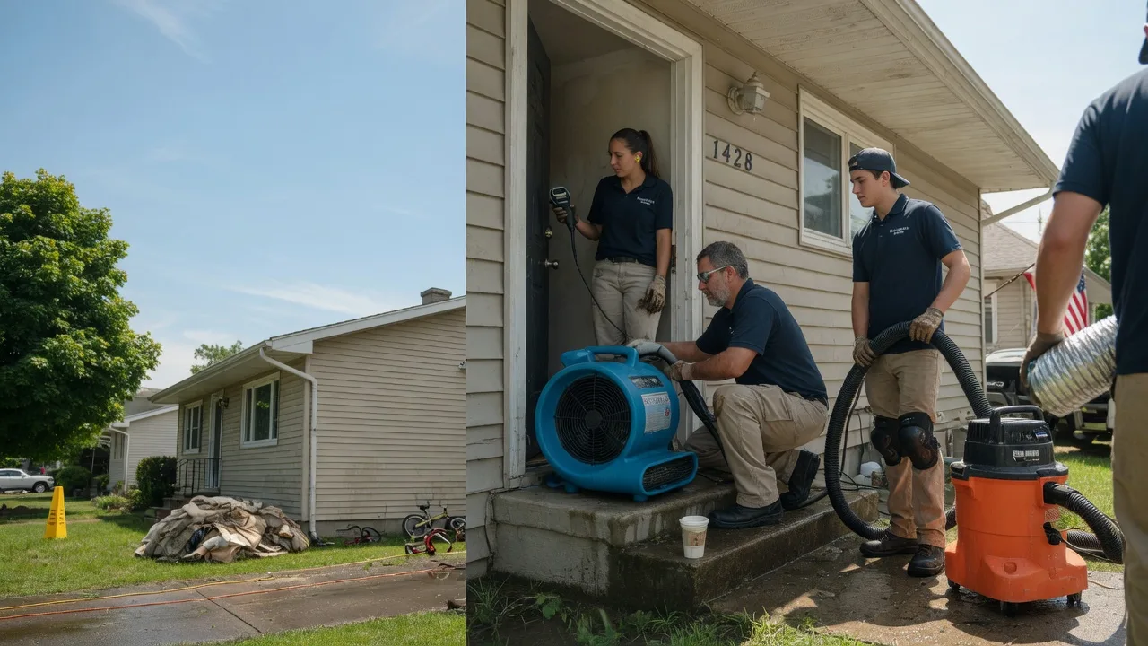 Water Damage Restoration in Branchville, IN near me
